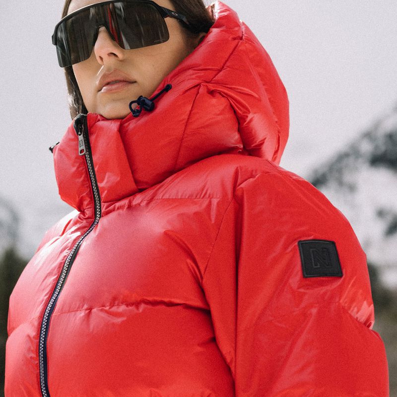 Women's ski jacket Nikkie Nafferton racing red 10