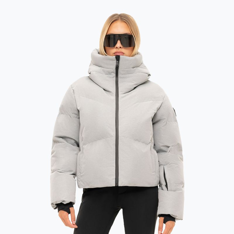 Women's ski jacket Nikkie Newport Melange grey/melange