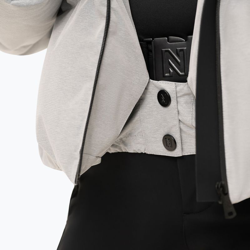 Women's ski jacket Nikkie Newport Melange grey/melange 5