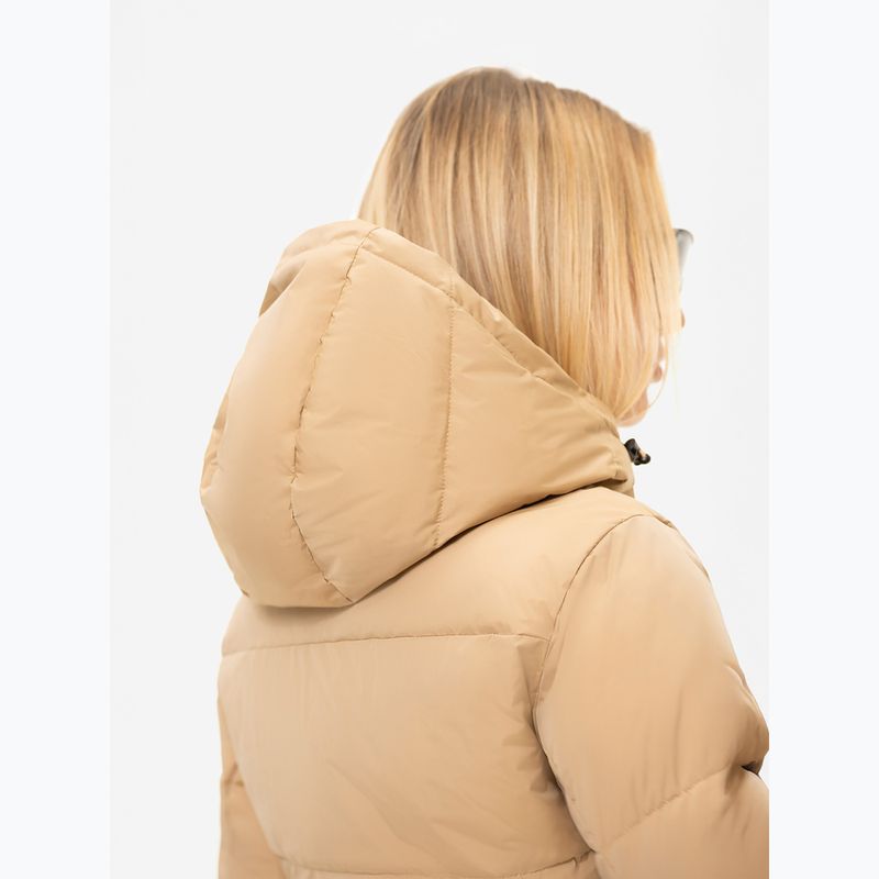 Women's ski jacket Nikkie Nateland Contrast hummus 2