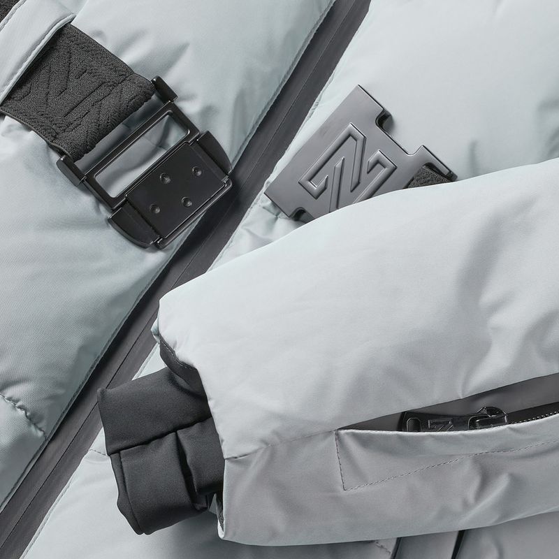 Women's ski jacket Nikkie Nateland Metal silver 7