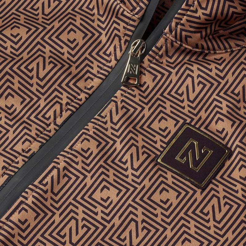 Women's ski sweatshirt Nikkie Nantes Logo Ski Pully camel 4