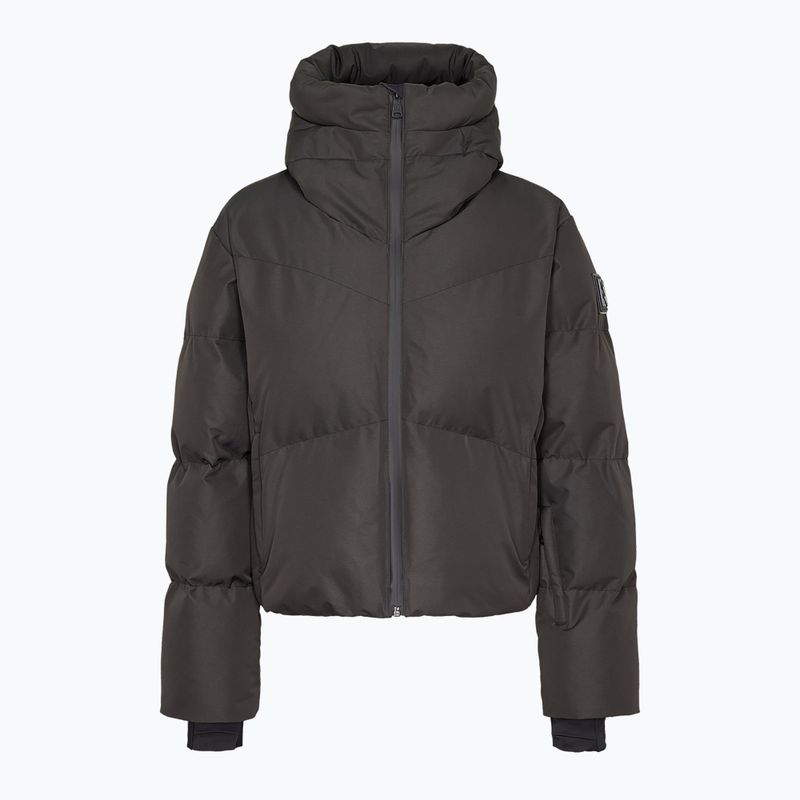 Women's ski jacket Nikkie Newport Melange black melange 5