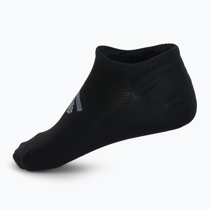 Men's socks SKECHERS Microfiber Non Terry No Show 3 pairs black/white 3