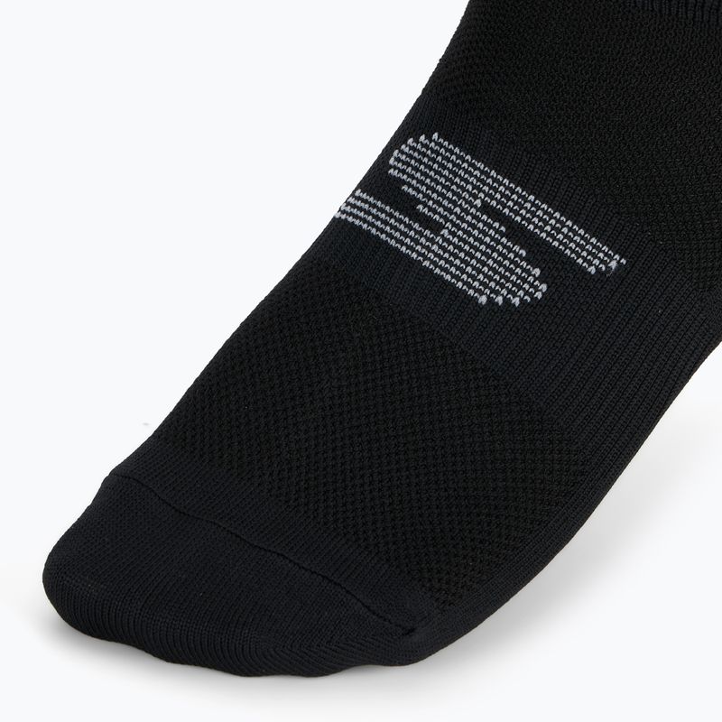 Men's socks SKECHERS Microfiber Non Terry No Show 3 pairs black/white 4