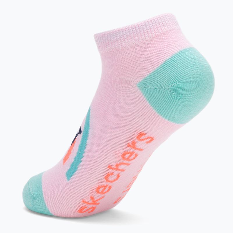 Children's socks SKECHERS Non Terry Low Cut 6 pairs coral 8