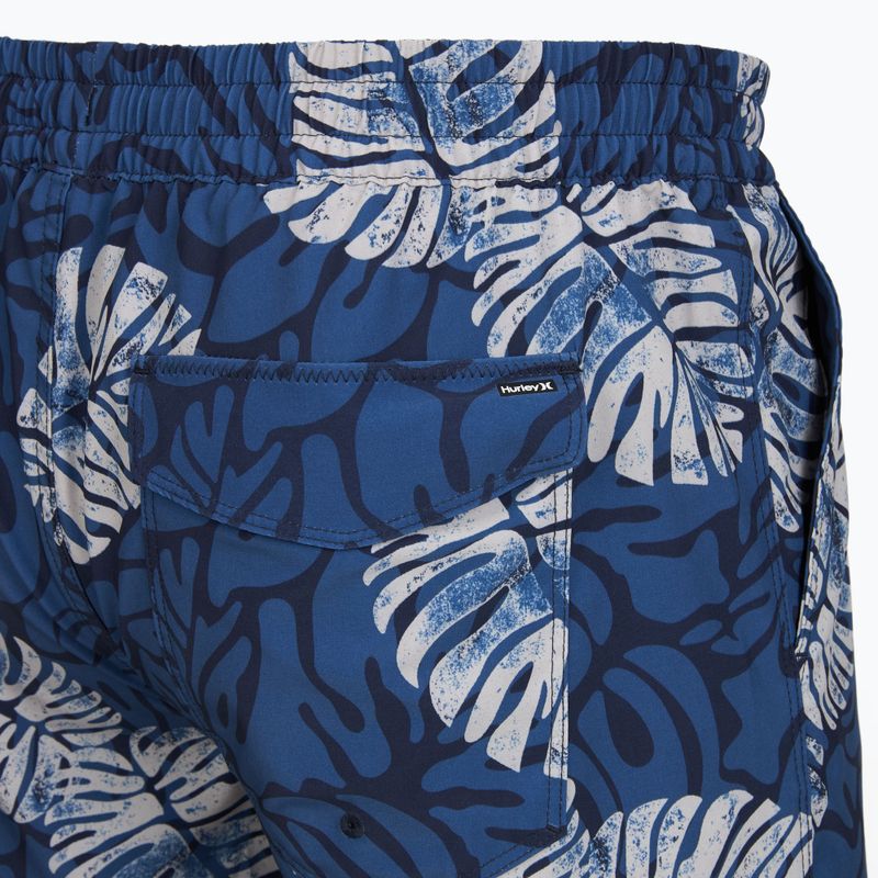 Men's swim shorts Hurley Dypsis Leaves Volley Swim Short Navy 4
