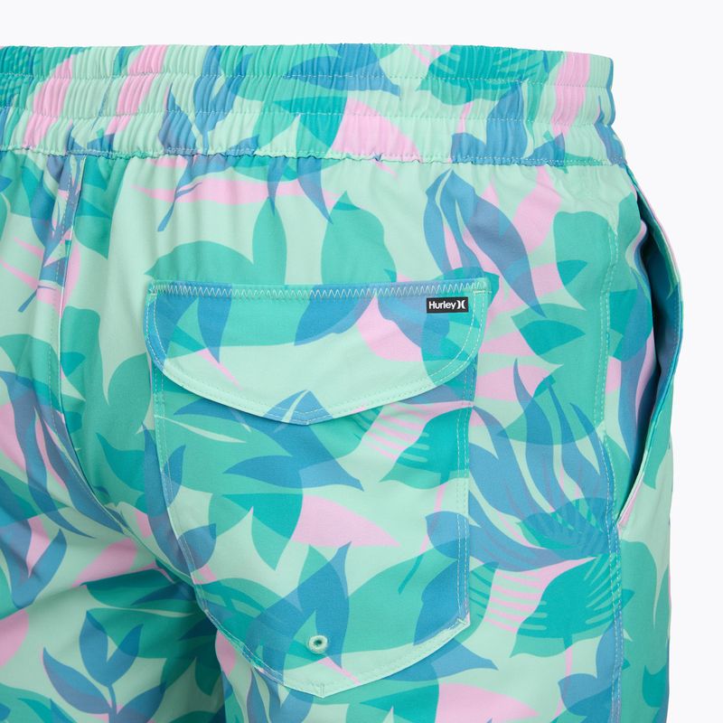 Men's swim shorts Hurley Aticama Volley Swim Short Blue/Aqua 4