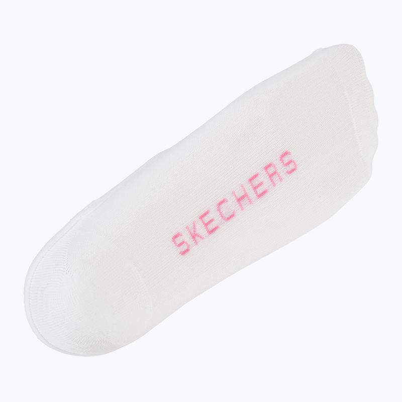 Women's socks SKECHERS Non Terry No Show Liner 3 pairs white/purple 7