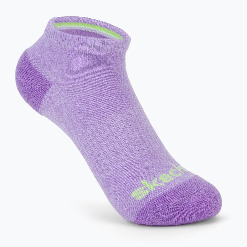 Children's socks SKECHERS Heel/Toe Terry Low Cut 6 pairs white/light pink 7