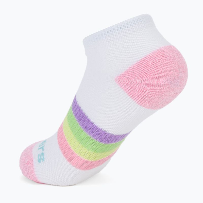 Children's socks SKECHERS Heel/Toe Terry Low Cut 6 pairs white/light pink 8