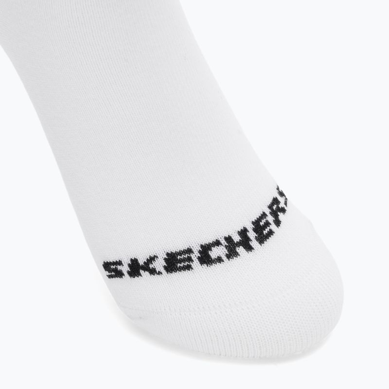Children's socks SKECHERS Non Terry No Show 3 pairs white/grey 6