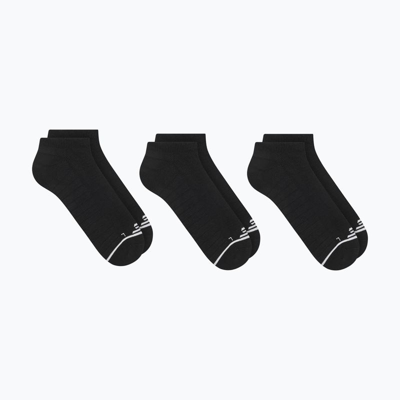 Men's socks SKECHERS 1/2 Terry No Show 3 pairs black 4