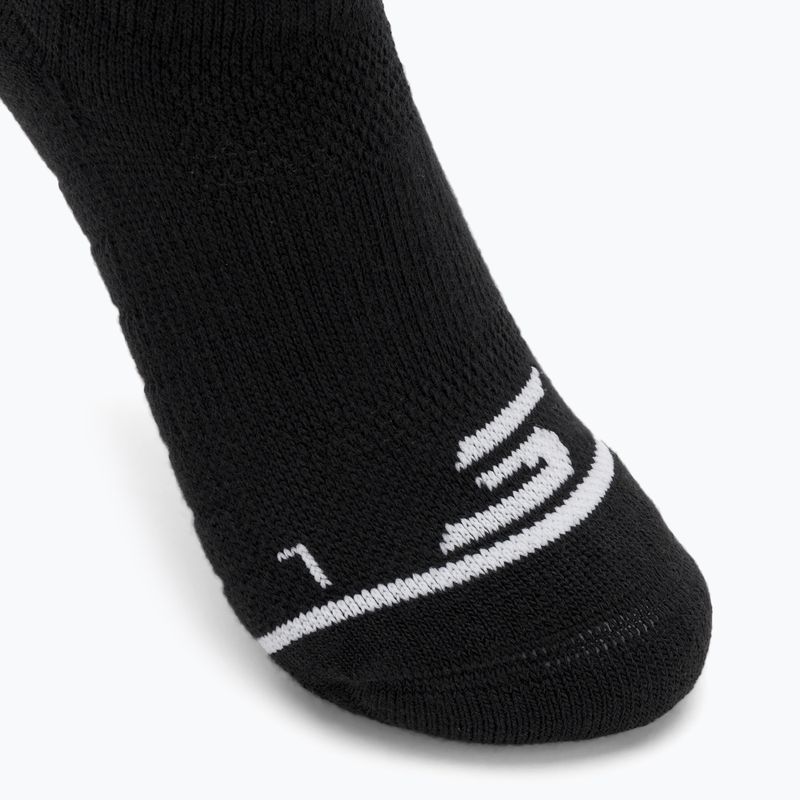 Women's socks SKECHERS 1/2 Terry No Show 3 pairs black 4