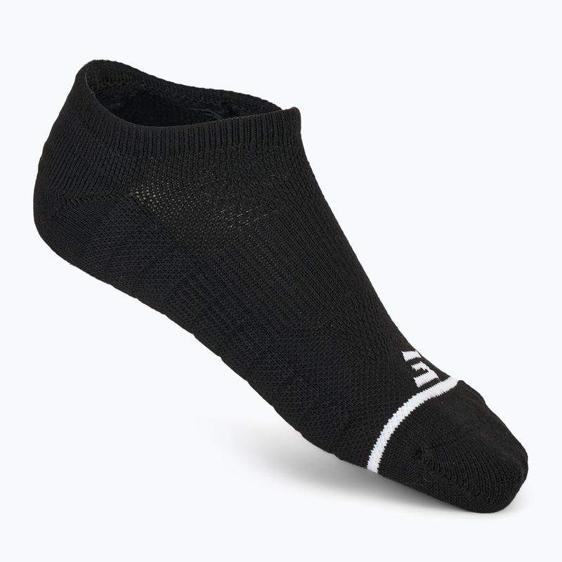 Men's socks SKECHERS 1/2 Terry No Show 3 pairs black 2