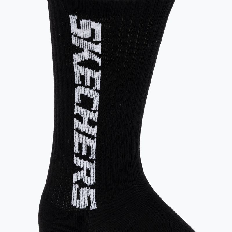 Socks SKECHERS Terry Crew 1/2 3 pack black 3