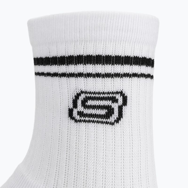 Socks SKECHERS Full Terry Low Crew white traditional 3