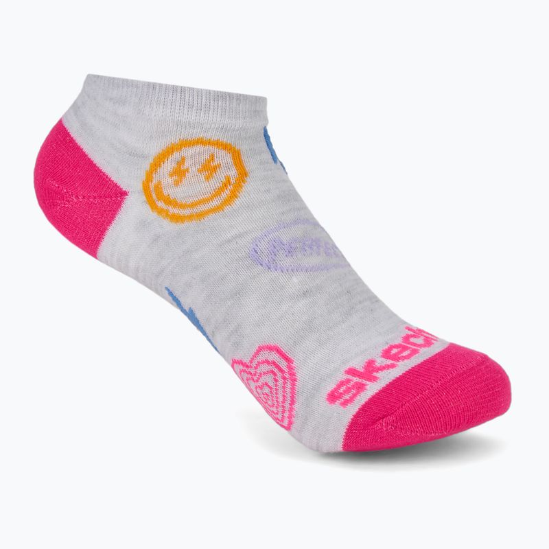 Children's socks SKECHERS Non Terry Low Cut 6 pairs purple 4