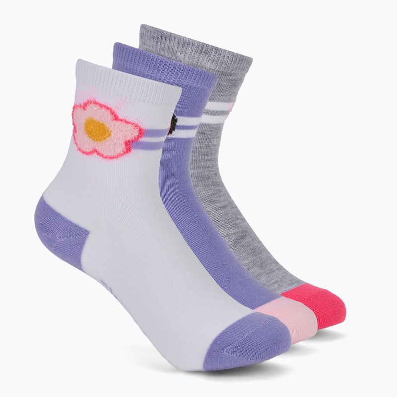 Children's socks SKECHERS Non Terry Crew 3 pairs purple