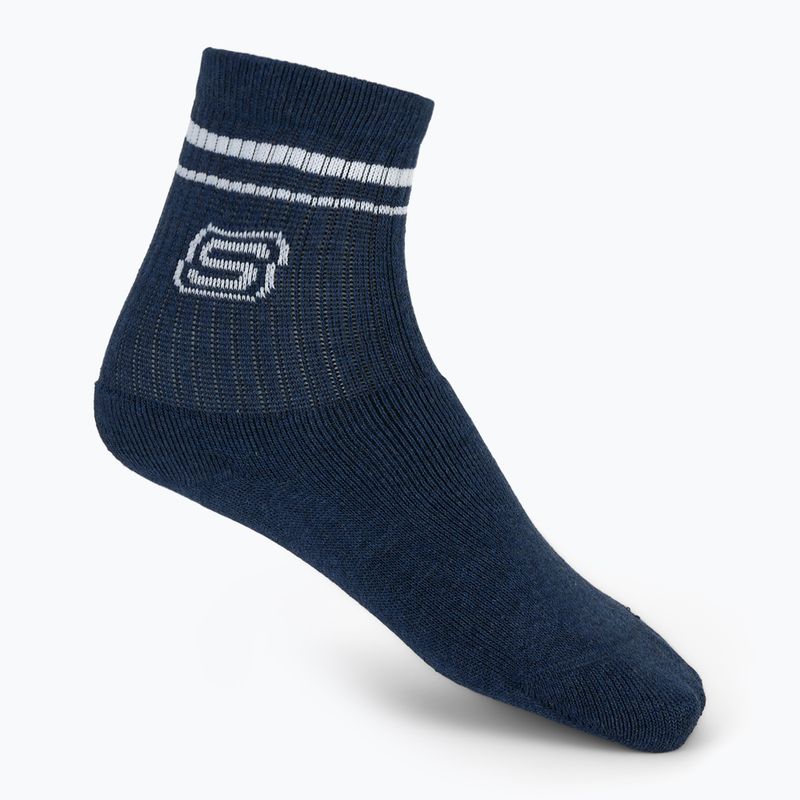 Children's socks SKECHERS Full Terry Low Crew 3 pairs white/blue 4