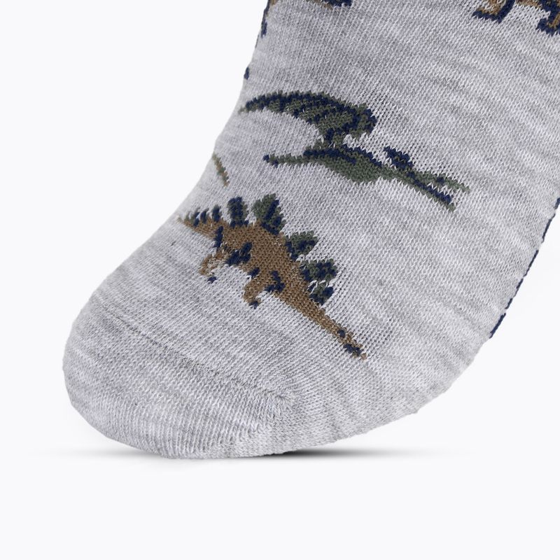 Children's socks SKECHERS 1/2 Terry Low Cut 6 pairs olive 4