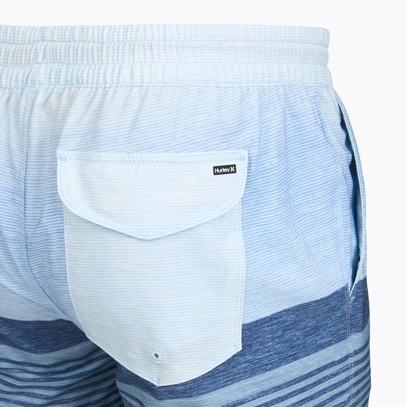 Men's swim shorts Hurley Epic Ombre Volley Swim Short blue/white 4