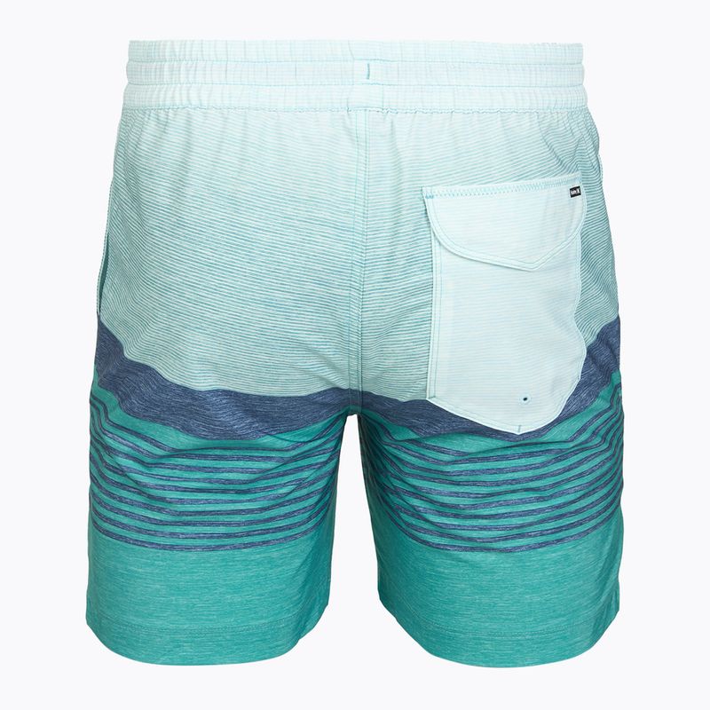 Men's swim shorts Hurley Epic Ombre Volley Swim Short Teal Tint 2