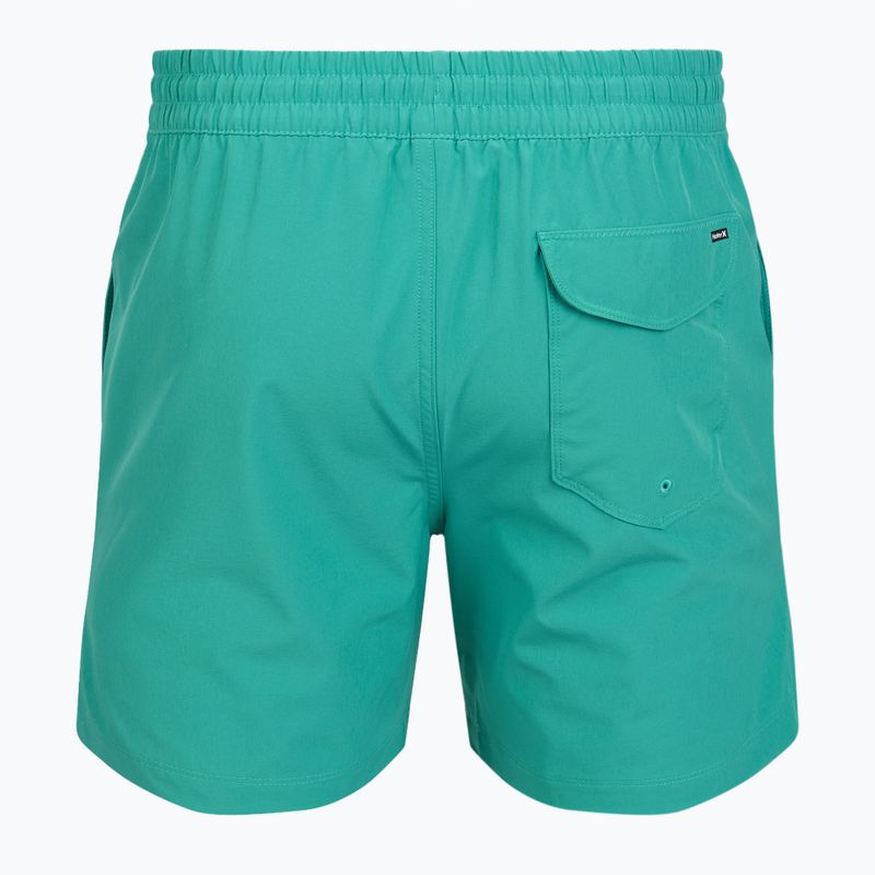 Men's swim shorts Hurley Crossover Volley Swim Short Teal Tint 2