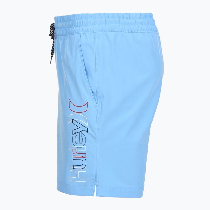 Men's swim shorts Hurley Crossover Volley Swim Short Photo Blue 3