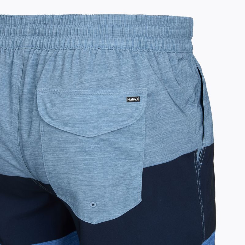 Men's swim shorts Hurley Color Blocked Volley Swim Short Baby Blue 4