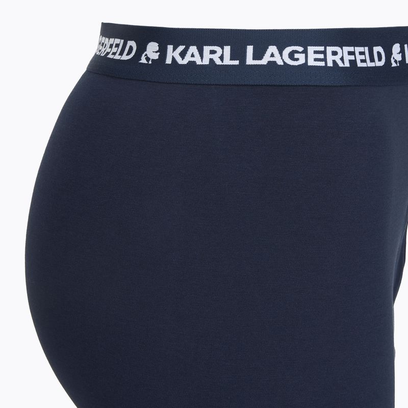 Men's boxers KARL LAGERFELD Logo Trunk 3 pairs navy 4