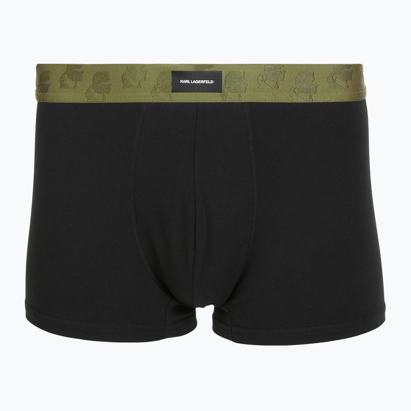 Men's boxers KARL LAGERFELD Kameo Logo Trunk 3 pairs midnight/clear sky/olive 4