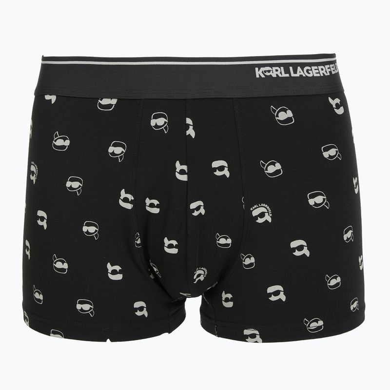 Men's boxers KARL LAGERFELD Ikon Aop Trunk 3 pairs karl dot/ash black 3