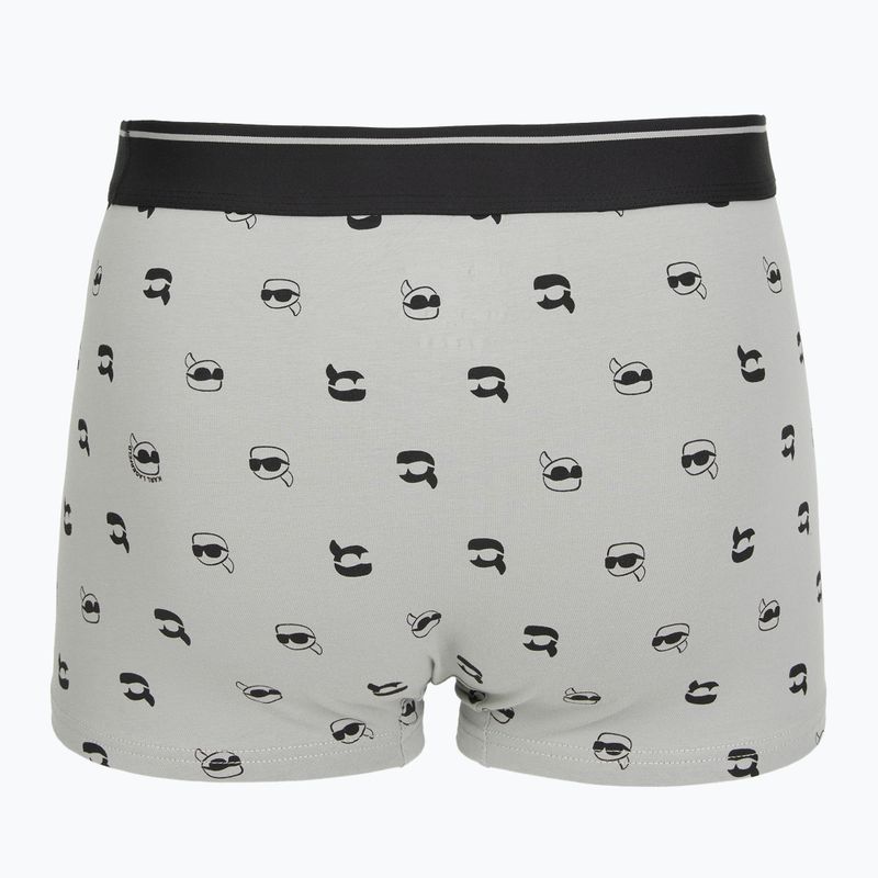 Men's boxers KARL LAGERFELD Ikon Aop Trunk 3 pairs karl dot/ash black 5