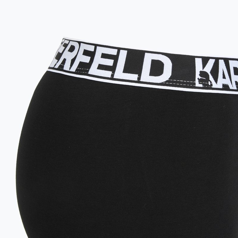 Men's boxers KARL LAGERFELD Bold Elastic Trunk 3 pairs black 4