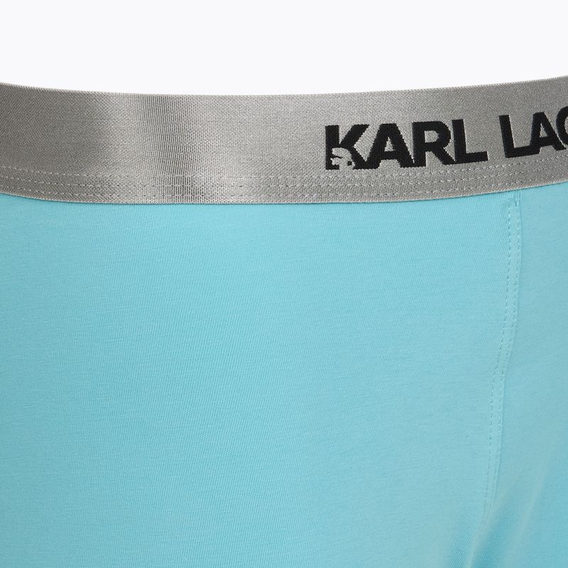 Men's boxers KARL LAGERFELD Elastic Trunk 3 pairs dark sea/black/blue 6