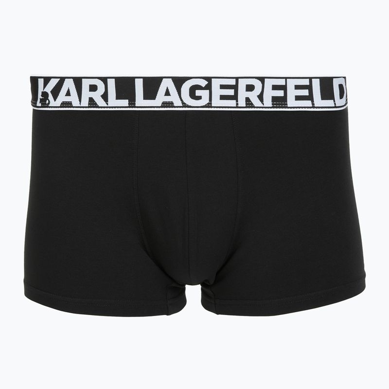 Men's boxers KARL LAGERFELD Bold Elastic Trunk 3 pairs windsor/black/ash 4