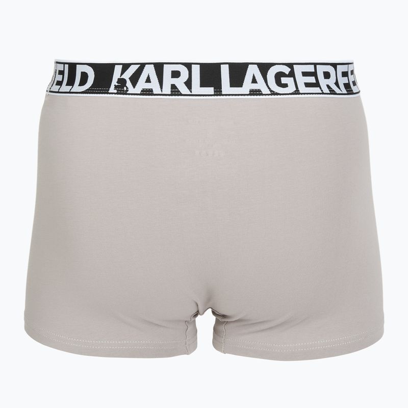 Men's boxers KARL LAGERFELD Bold Elastic Trunk 3 pairs windsor/black/ash 5