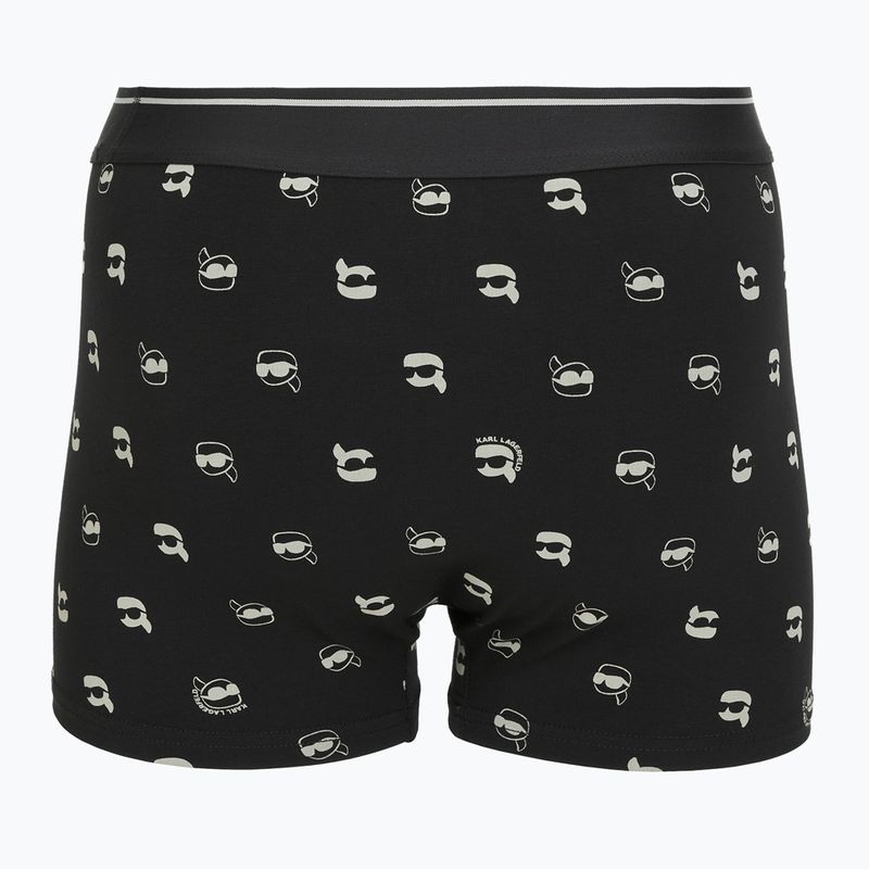 Men's trunks + socks set KARL LAGERFELD Ikon Trunk aop karl dot black 3