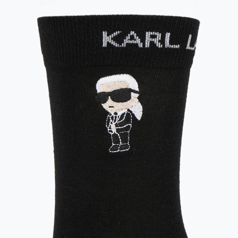 Men's trunks + socks set KARL LAGERFELD Ikon Trunk aop karl dot black 7