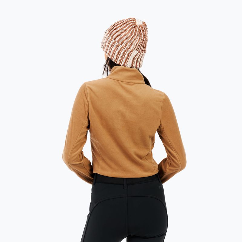 Women's sweatshirt Protest PRTRemutez 1/4 Zip Active teddy brown 6