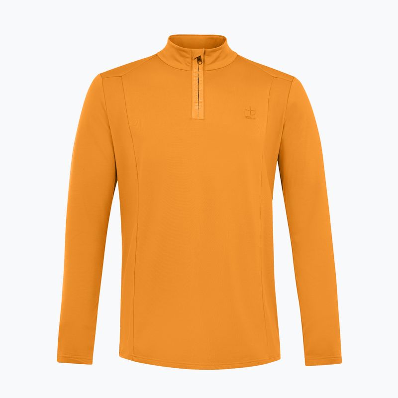 Men's sweatshirt Protest Rewill 1/4 Zip Active caramel yellow 6