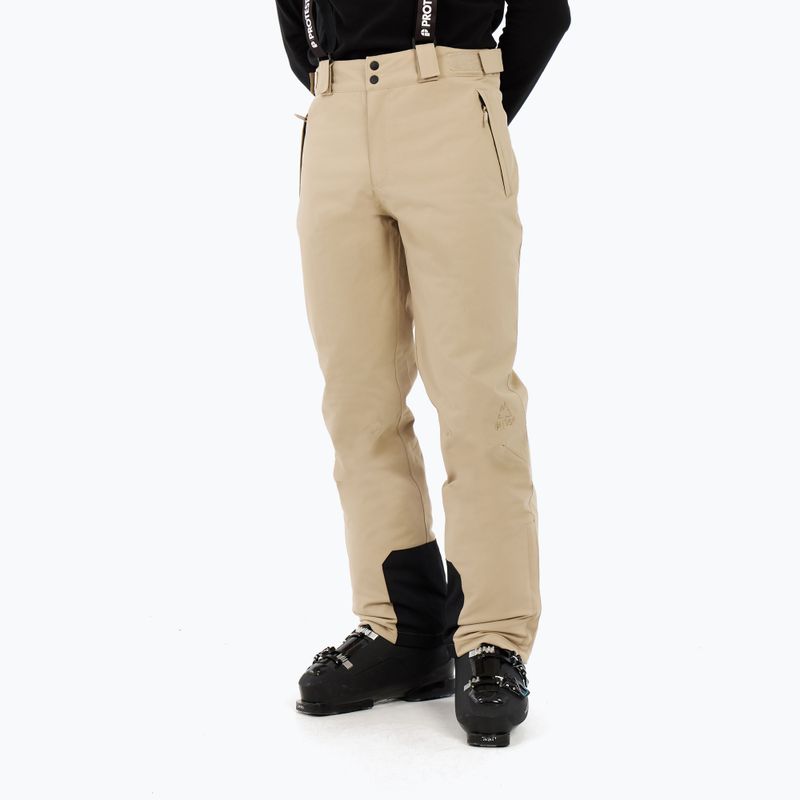 Men's snowboard trousers Protest PRTChester bamboo beige 3