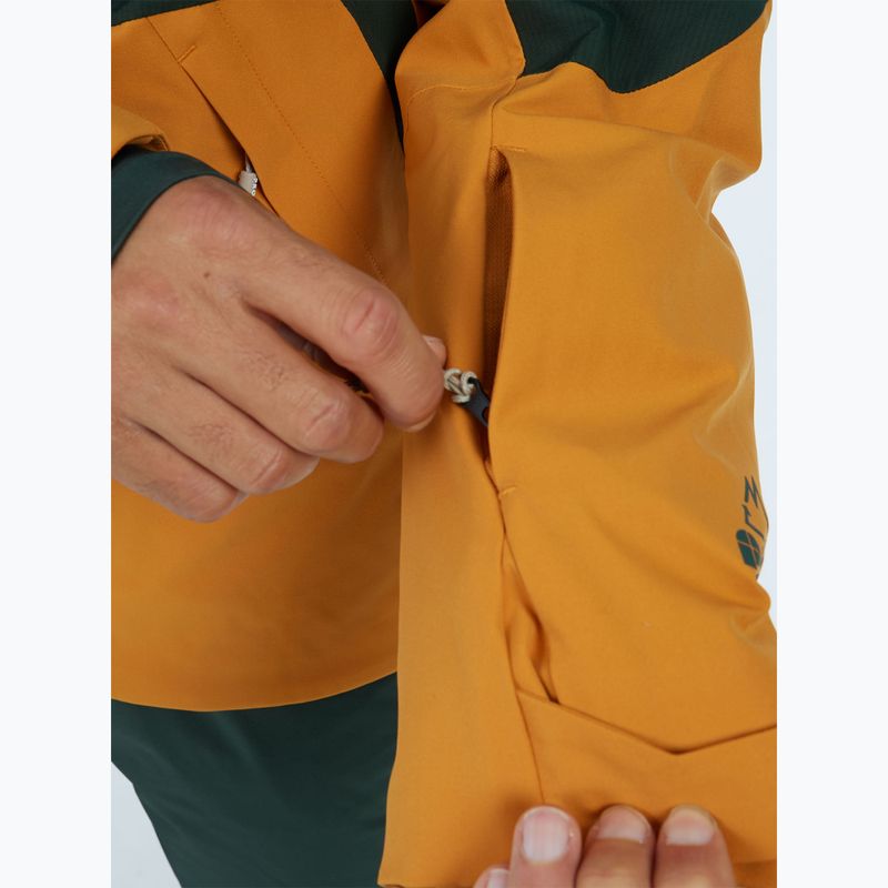 Men's snowboard jacket Protest PRTZoot caramel yellow 7