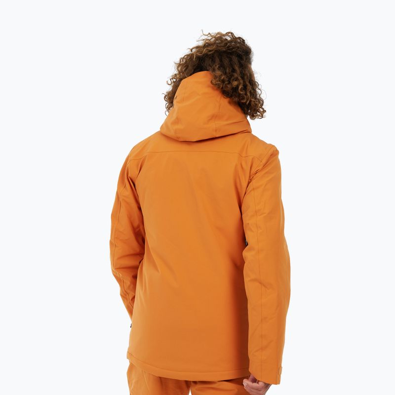 Men's snowboard jacket Protest PRTTimothy caramel yellow 3