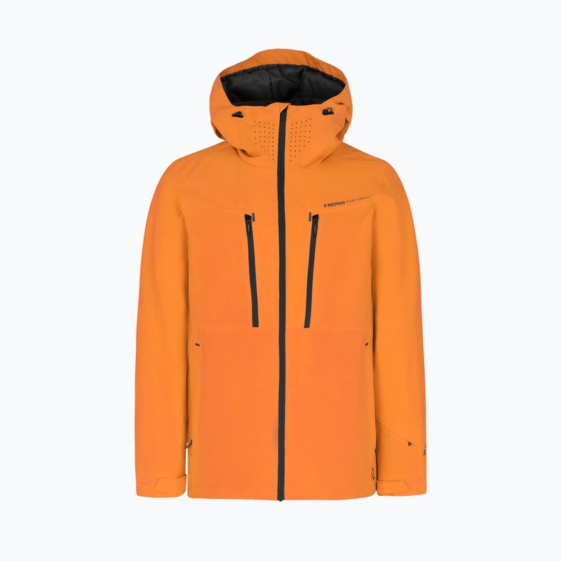 Men's snowboard jacket Protest PRTTimothy caramel yellow 9