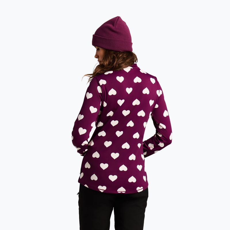 Women's fleece sweatshirt Protest PRTSwana 1/4 Zip Active current purple 4