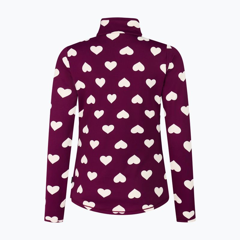 Women's fleece sweatshirt Protest PRTSwana 1/4 Zip Active current purple 7