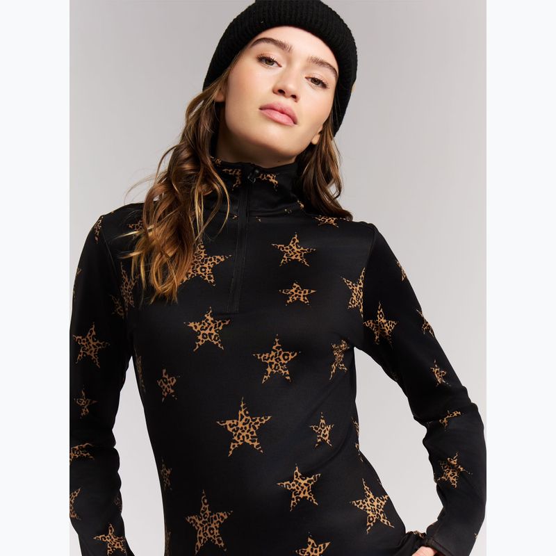 Women's fleece sweatshirt Protest PRTSwana 1/4 Zip Active fudgecamel 4