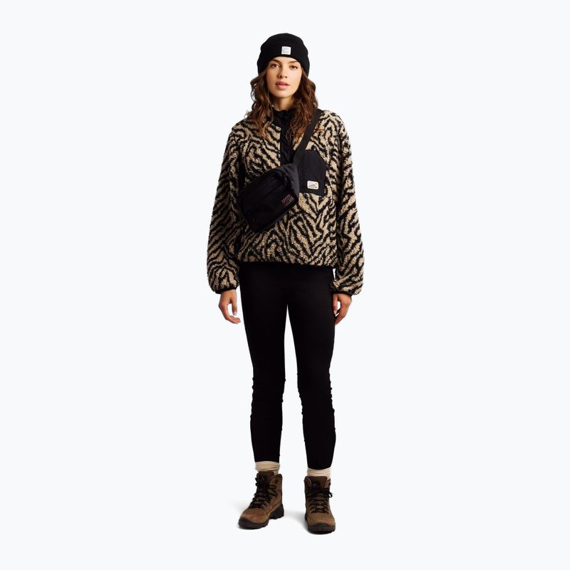 Women's fleece sweatshirt Protest PRTJosey 1/4 Button bamboobeige 2